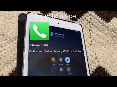 Video: How To Make A Call From An IPad