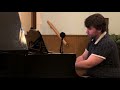 Andrew Jahn performing Brahms rhapsody op 79 no. 1 at Something for Everyone Fundraiser 