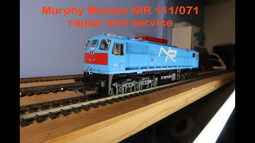 Murphy Models Class 071/ 111 NIR Blue repair and service. Model Railway video