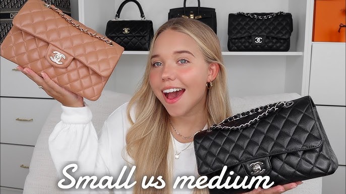 CHANEL SMALL VS MEDIUM CLASSIC FLAP - Is It Worth It?