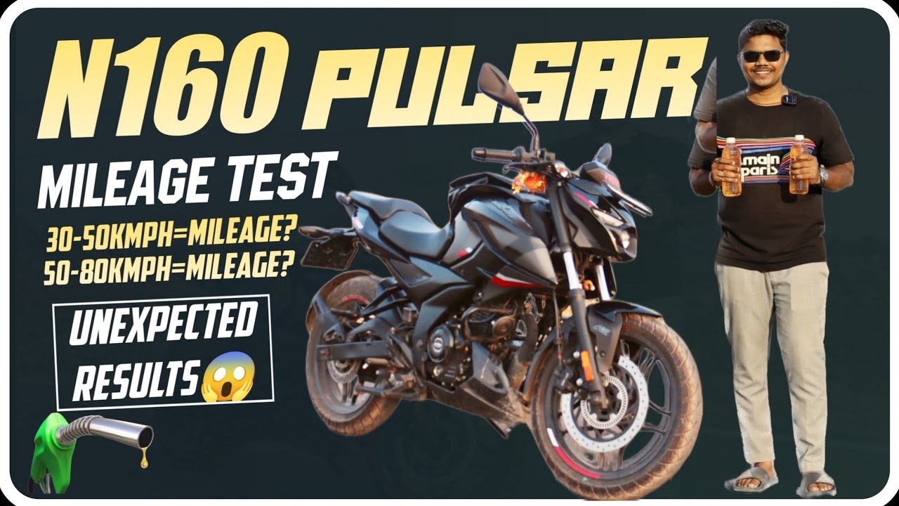 N160 PULSAR MILEAGE TEST😱| In TELUGU|SHOCKING RESULTS😱🔥|BAJAJ|#n160  #N160MILEAGETEST