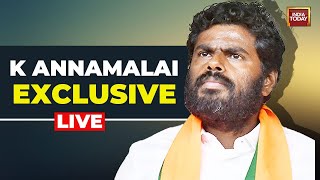 Live: K  Annamalai On Sam Pitroda's Racist Remarks |  K  Annamalai Exclusive | India Today Live