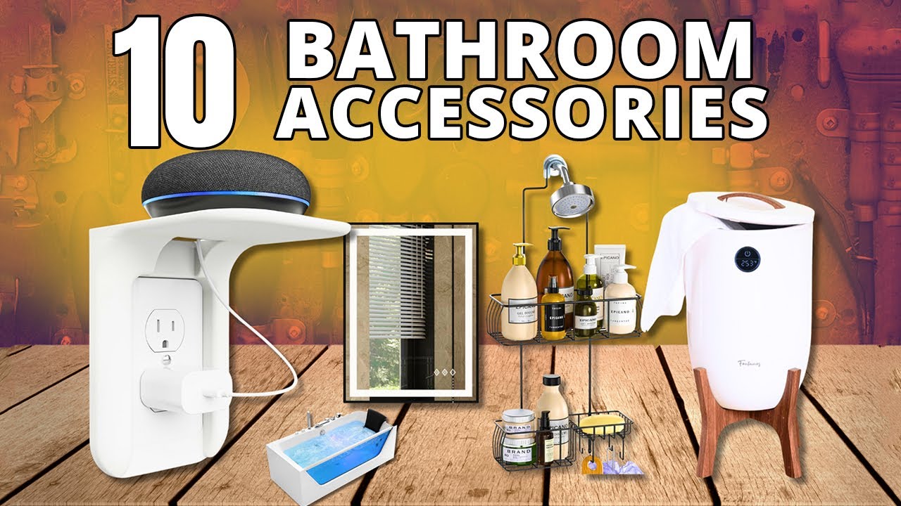 10 Bathroom Accessories Everyone Should Have - YouTube