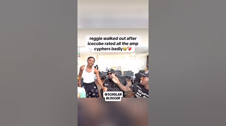 アイス・キューブがAMPのサイファーを酷評した後、レジーが退場 😂❤️‍🩹 #ショート #バイラル #面白い