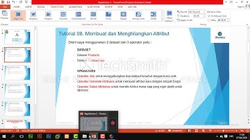 Tutorial 08 Rapidminer - Join, Generate Attributes, Select Attributes Operator