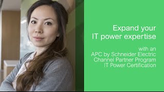 APC by Schneider Electric IT Power Channel Partner Certification