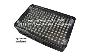 Review Aputure Amaran AL H160 LED Light Review and Comparison (MEHS) Episode 53