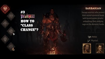#3 How to do "Class Change" and "Class Reverse" in Diablo Immortal