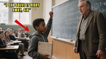 Professor FAILED To Solve His Own Problem—Then A Black Student Raised His Hand to Did The IMPOSSIBLE