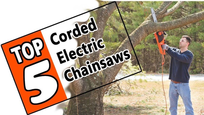 BLACK & DECKER CS1518 Corded Chainsaw,15A,18 in. G0417256