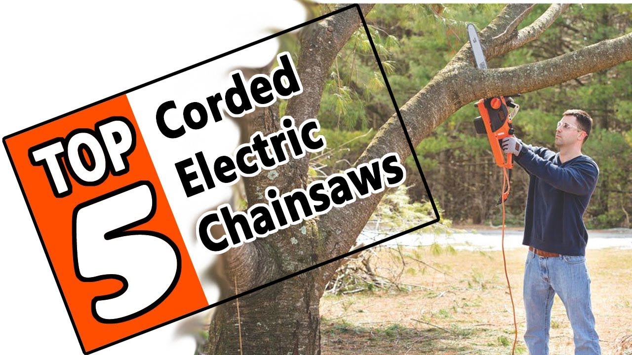 MAXLANDER Electric Chain Saw, 9 Amp Corded Chainsaw, 15m/s with 14 Inch  Chain and Bar, Light Weight Multi Angle Fast Cut Powerful High Efficiency