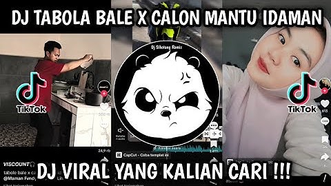 DJ TABOLA BALE X CALON MANTU IDAMAN SLOW VIRAL TIKTOK FULL SONG MAMAN FVNDY 2025