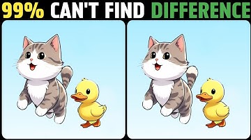 Only 1% 🧠 Genius Can Spot the 3 Differences! 🔍🤔