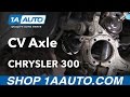 How to Replace Rear CV Axle Half Shaft 2005-10 Chrysler 300