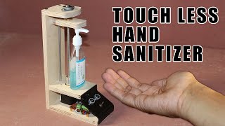 DIY Arduino based Touch Free Hand sanitizer dispenser