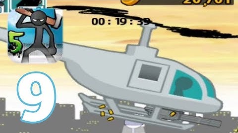 Anger of stick 5 : zombie - gameplay walkthrough part 9 - mode main level 9 ( ios & android )