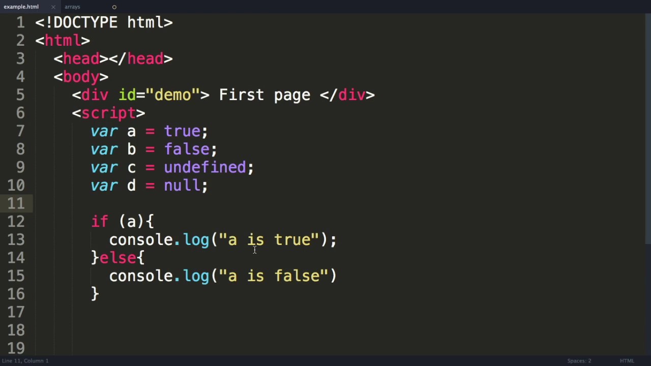 javascript boolean variable assignment