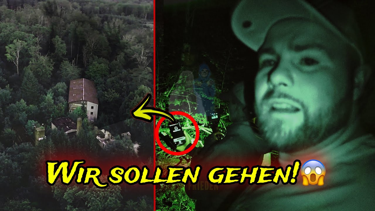 Mit GEIST Gesprochen?😳 Hier Verbrannte Seine LE*CHE!😱 Geisterjagd Nachts im Horror Lostplace...