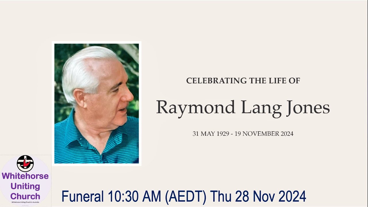 Ray Jones Rip Funeral : Ray Jones : 1030 AEDT Thu 28 Nov 2024 - YouTube