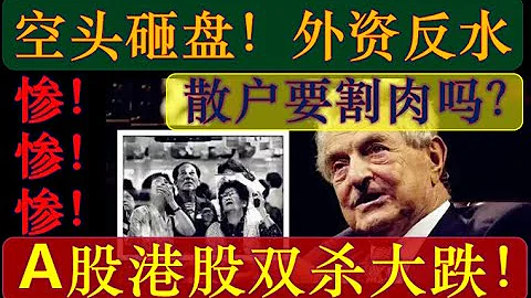 慘！慘！慘！A股港股雙殺大跌！空頭砸盤！外資流出反水！散戶這裡要割肉嗎？（2023/股市分析）【中文字幕】 - 天天要聞