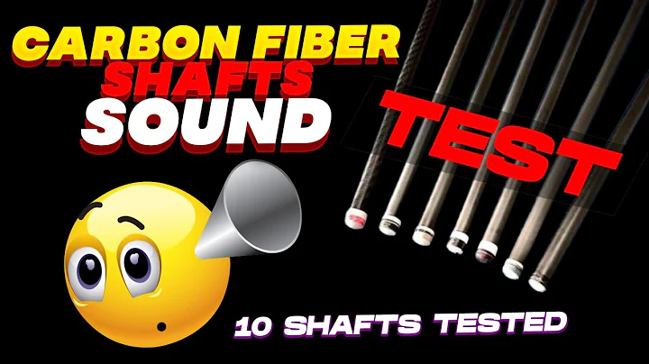 10 Pool Carbon Fiber Shafts Sound Tested
