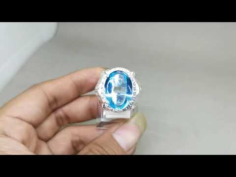 Batu Cincin Aquamarine (Kode Produk - 003). 