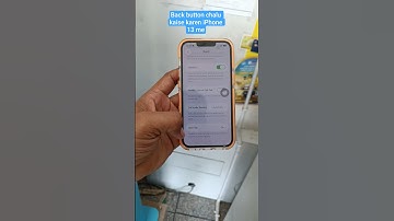 iPhone Mein back button enable kaise kare iPhone Mein back button chalu kaise kare #virlvideo #feed