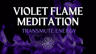 10-Minute Violet Flame Meditation | Transmute Negative Energy & Awaken Inner Peace