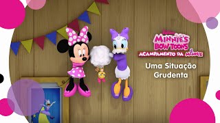 Uma situação grudenta - Minnie Bow Toons, Acampamento da Minnie