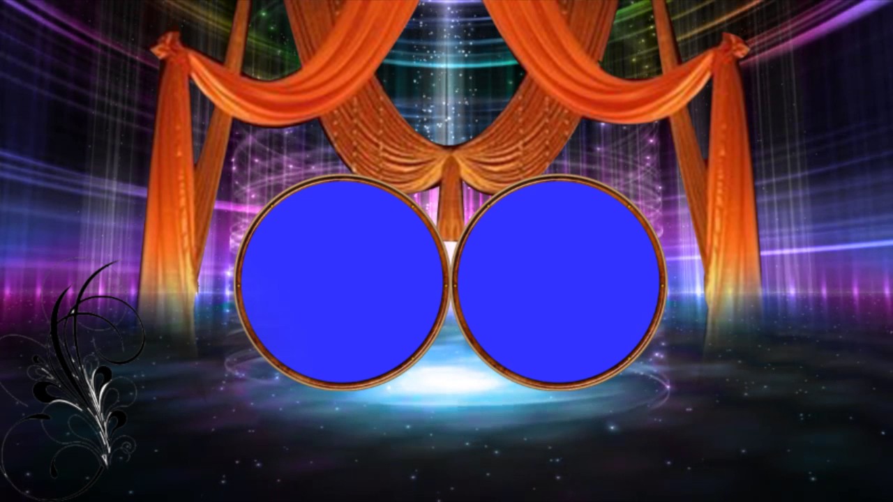 Free wedding frame bluescreen effects of HD YouTube