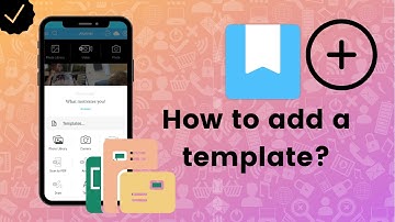 How to add a template to journal entry on Day One?