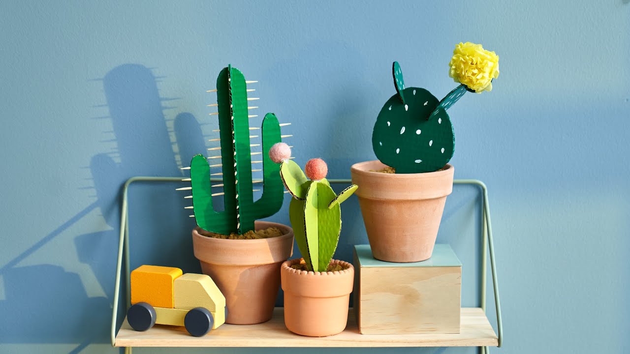 Kakteen aus Pappe | DIY-Projekten | Sstrene Grene
