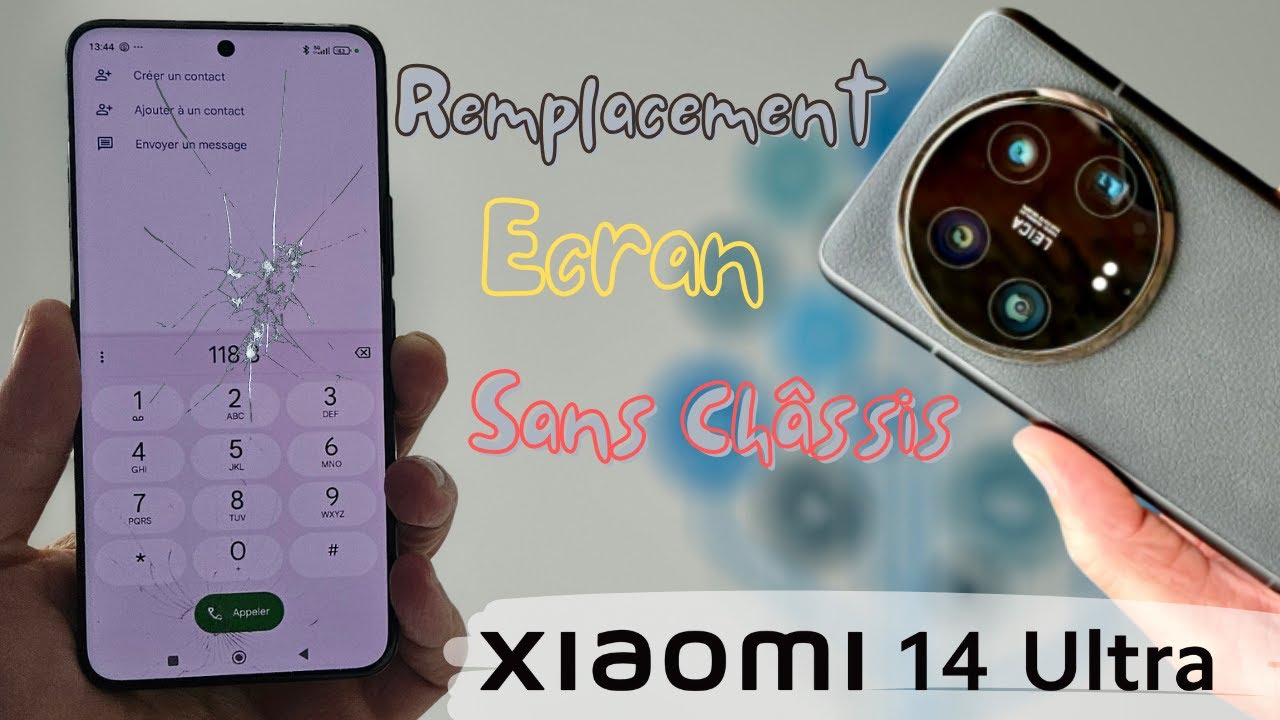 Original Ecran LCD Complet Noir Sans Châssis Pour Xiaomi 13 Ultra (ReLife