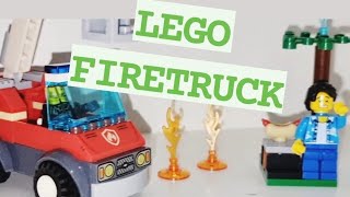 LEGO fire truck! / лего машина