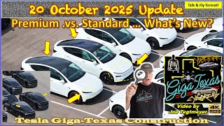 Ghost Busters Cybertruck, Caisson Tour, 7 Covered Cybercabs! 20 Oct 2025 Giga Texas Update (09:15AM)