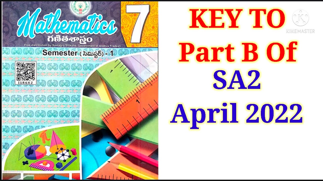 7th || Key To Part B of SA2 April 2022 - YouTube