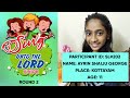 Sing unto the lord junior  round 2  vocal quest 2020  participant id sl202 ayrin shaiju george