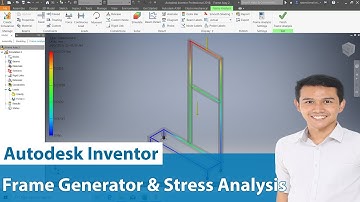 #041 I Autodesk Inventor: Frame Generator & Stress Analysis I Nazmi Ismail