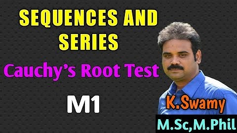 Sequences and Series||Cauchy