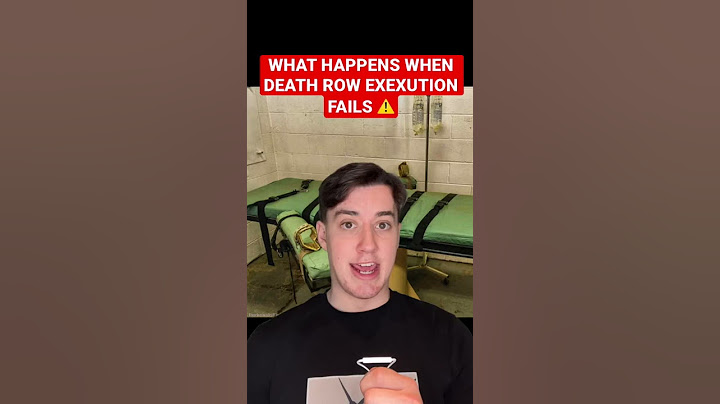 WHAT HAPPENS WHEN DEATH ROW EXECUTION FAILS! #Shorts