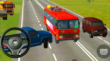 Indian Sleeper Bus Simulator game - FedEx Express Delivery Bus Driving Game - Android Gameplay #fyp