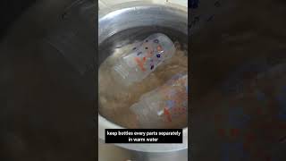 How to sanitize/sterilize baby feeding bottles | sterilize feeding bottles without sterilizer