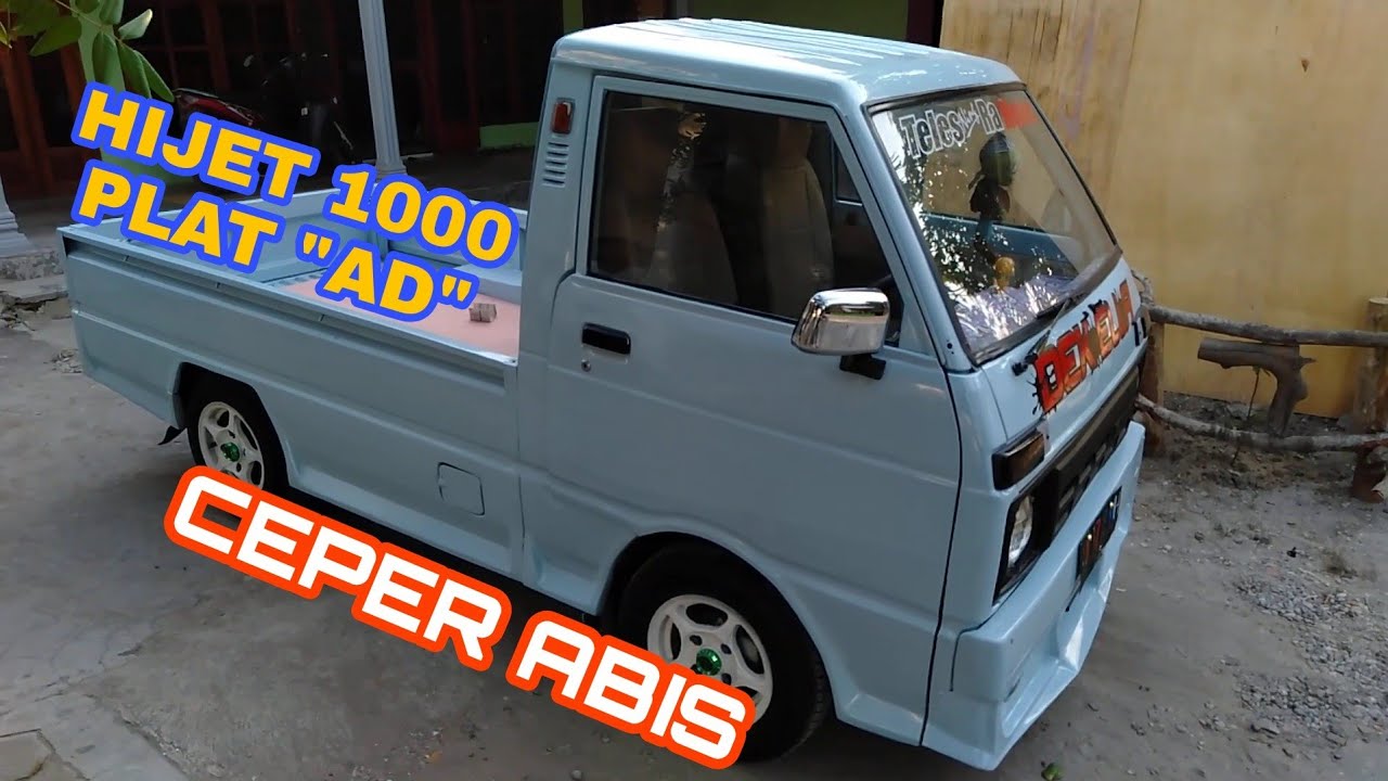 Hijet 1000 Pick Up Plat Ad Ceper Abis Youtube