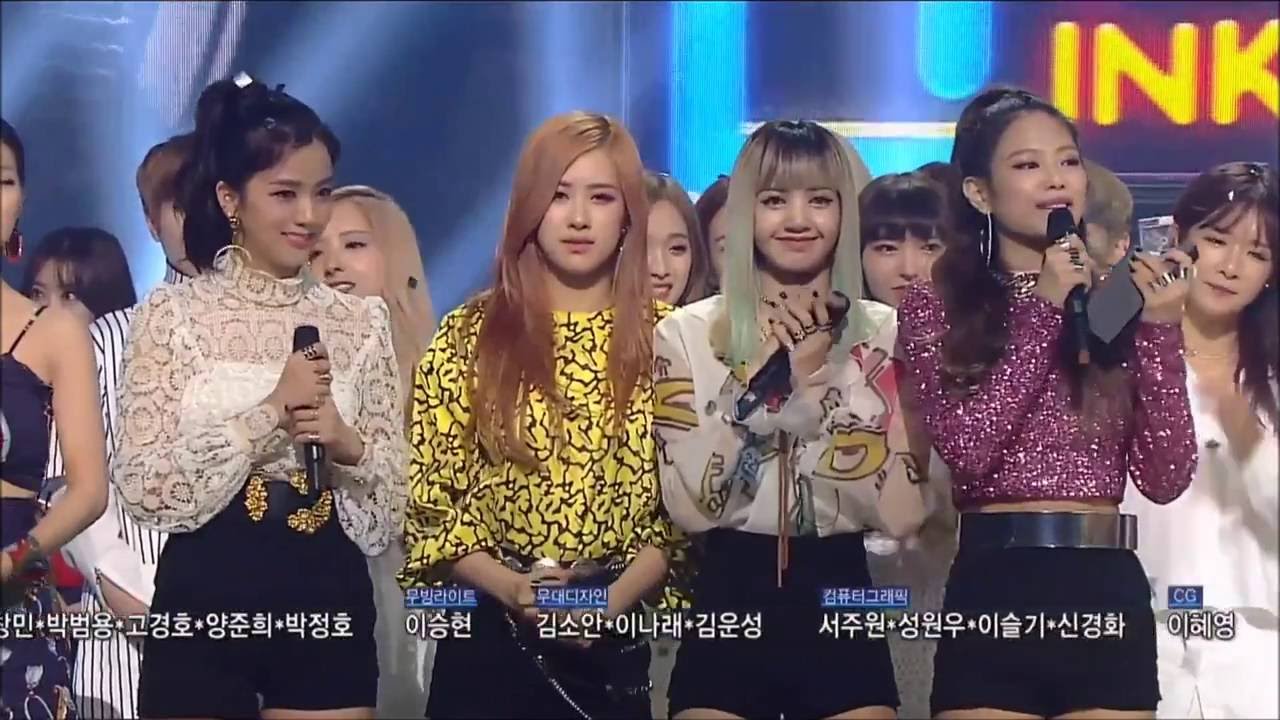 Black Pink 1st win (0821 SBS Inkigayo) - YouTube