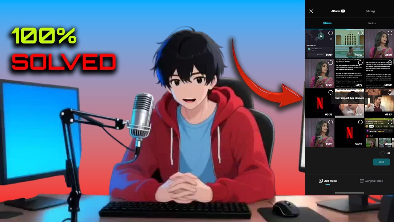 Fix The Error "Can't Import This Element Solved" |