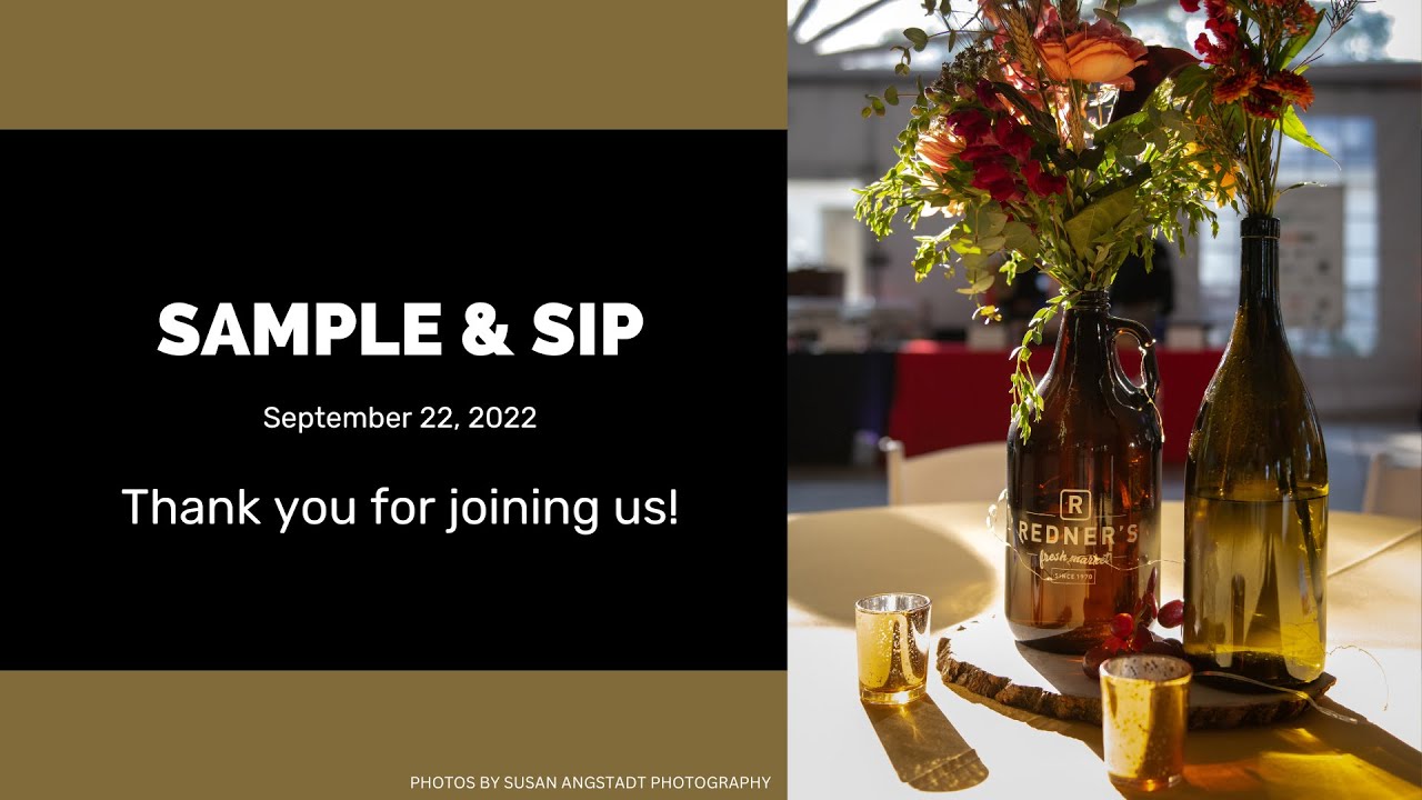 Sample & Sip video 1 - YouTube