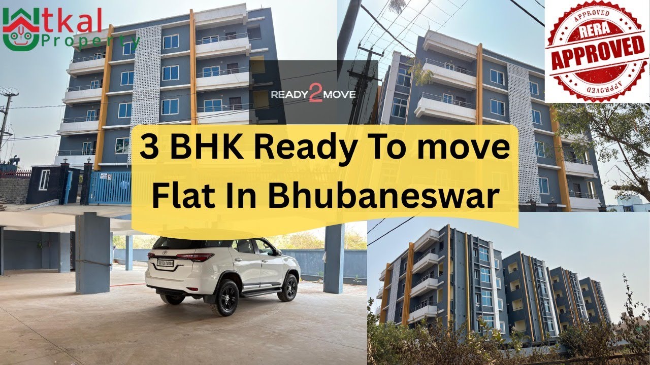 Excellent 3 BHK Ready Possession Flat In Bhubanesar Khandagiri Patrapada