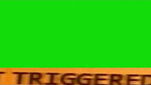 Triggered green screen effect