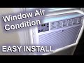 ❄️ Installing a Window Air Conditioning Unit - How to (DIY)