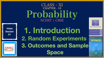 Random Experiments | Outcome and Sample Space | Class 11 Maths | Probability | By G K Tiwary